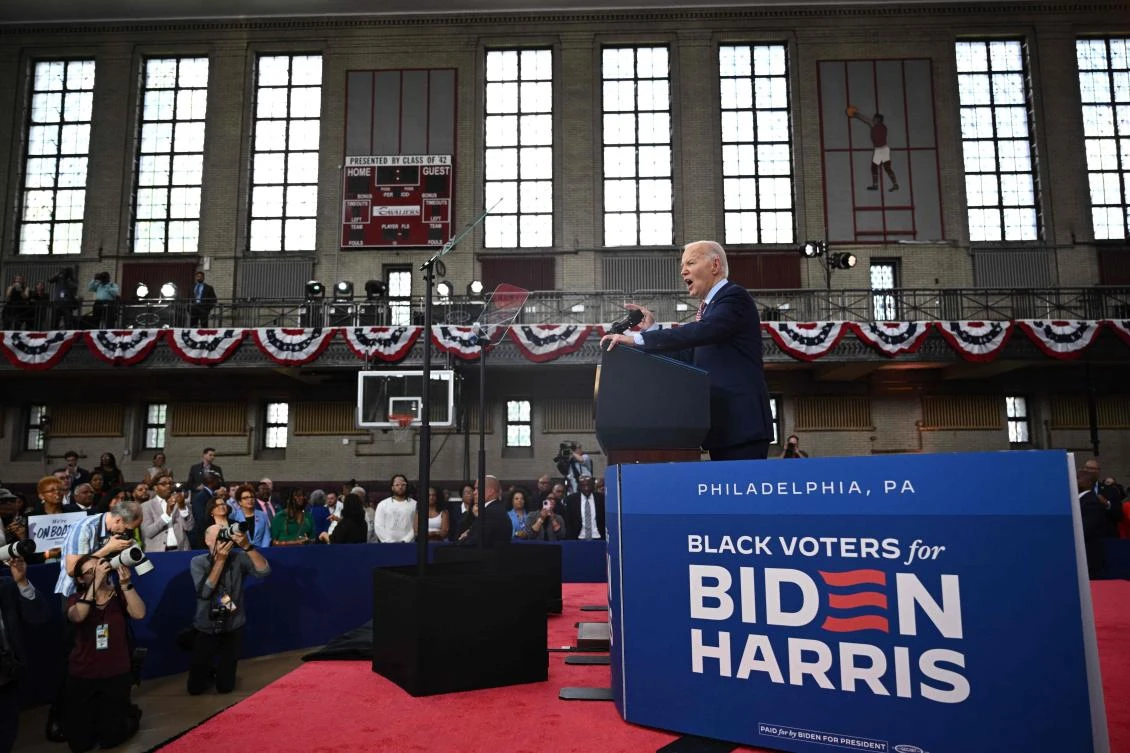 Biden listened attentively as she told him about surviving cancer and how the Affordable Care Act, which Biden helped push as Barack Obama’s vice president, saved her life. (AFP)