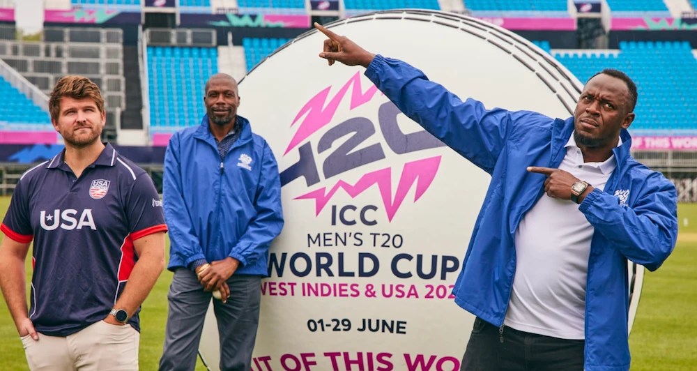 Matches in the imminent twenty-team T20 World Cup will take place in the US, and T20 cricket will be an Olympic sport in 2028. (X/@T20WorldCup)