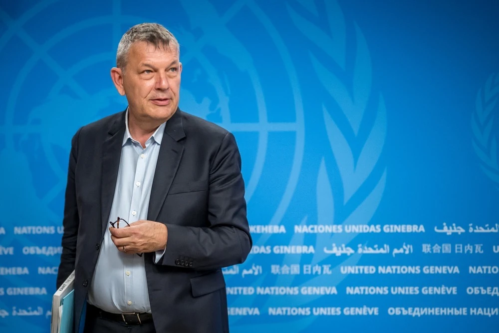 UNRWA chief Philippe Lazzarini. (AFP)