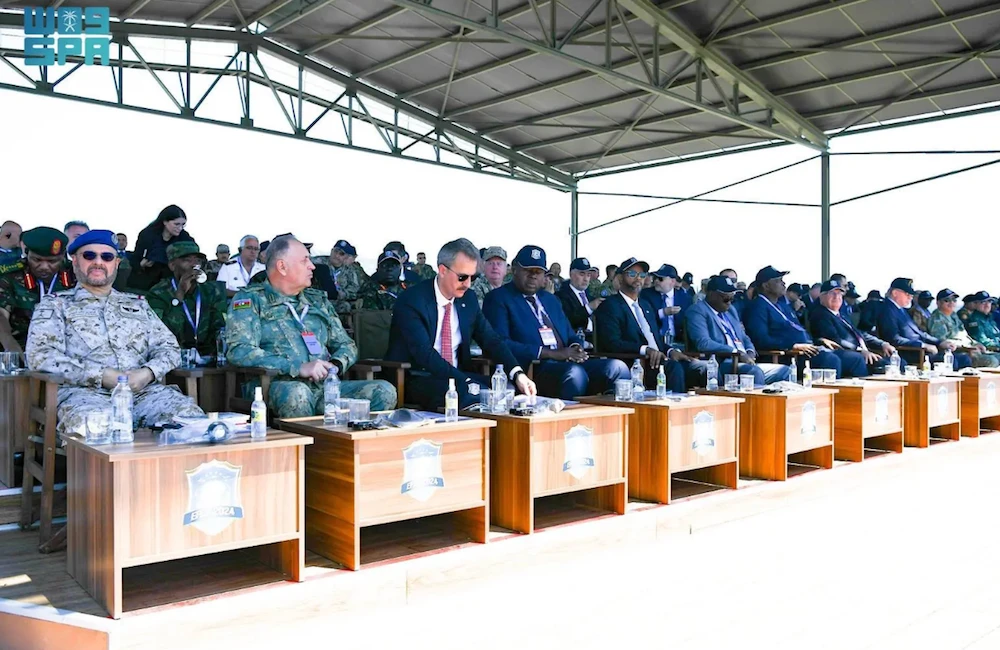 Saudi Arabia’s Chief of the General Staff Lt. Gen. Fayyad Al-Ruwaili attended an observation day on Friday for the multinational joint exercise EFES 2024. (SPA)