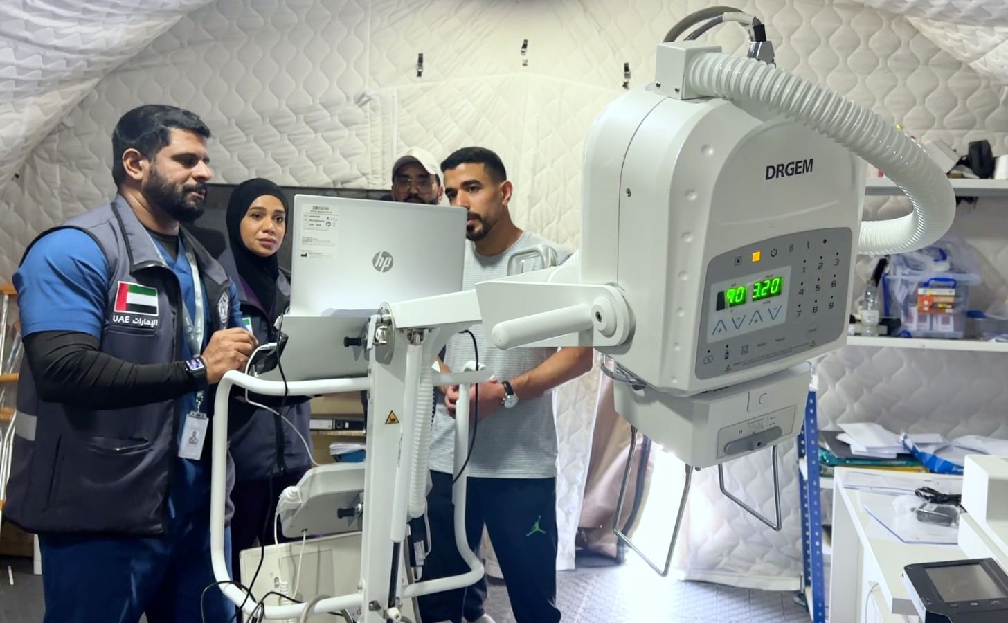 This project is part of the UAE’s Operation Chivalrous Knight 3 which aims to help Palestinians in dire need of medical attention in Gaza. (WAM)