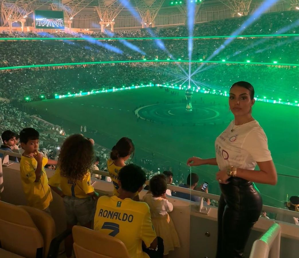 Rodriguez sported a white Al-Nassr jersey with Ronaldo’s name on it. (Instagram)
