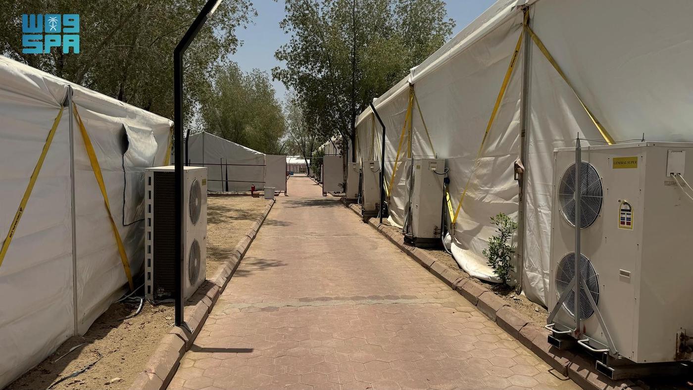 Camps are fully equipped to cater to pilgrims’ needs, ensuring comfortable and peaceful rituals. (SPA)