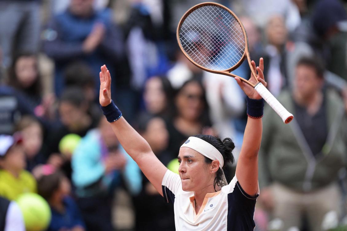 Ons Jabeur will face world number three Coco Gauff in the quarter-finals. (AFP)
