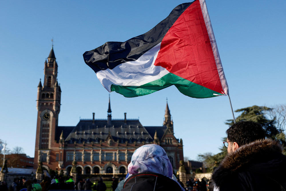 Palestinian officials have applied on behalf of the “State of Palestine” at the top UN court for permission to join South Africa’s case accusing Israel of genocide in Gaza. (Reuters/File Photo)