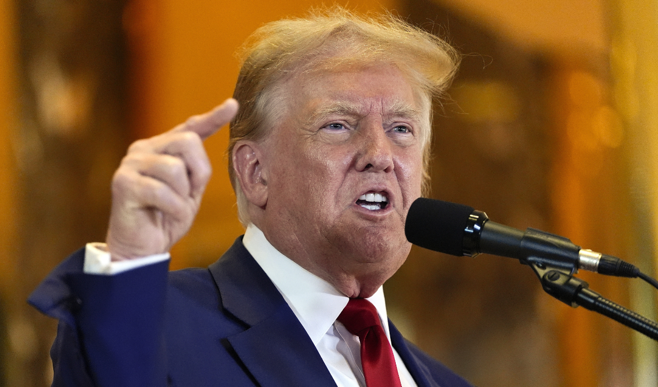 Former President Donald Trump speaks during a news conference at Trump Tower, May 31, 2024, in New York. (AP/File)