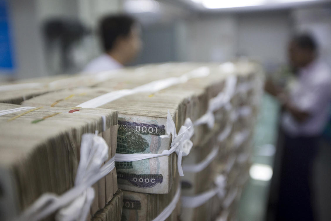 Myanmar’s kyat hit a record low last week, plummeting to around 4,500 per dollar on the black market, according to five foreign exchange traders. (Reuters)