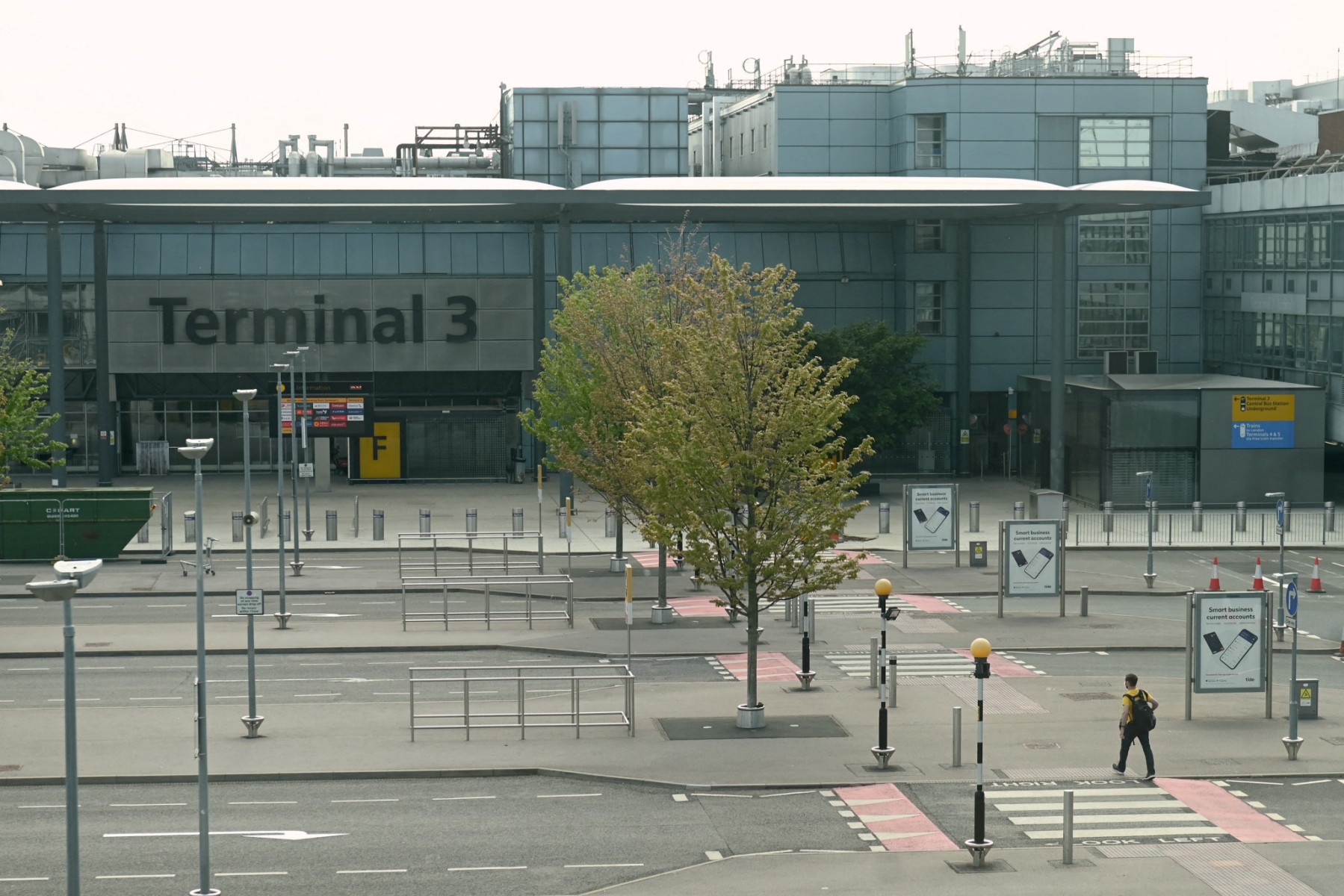 A general view shows Terminal 3 at Heathrow airport in London on June 3, 2021. (File/AFP)
