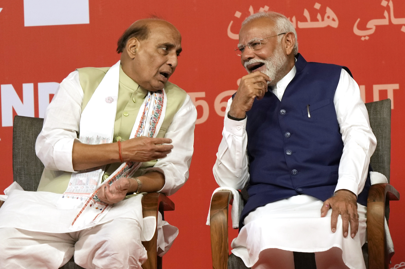 Modi celebrates victory in India vote, but falls short of landslide