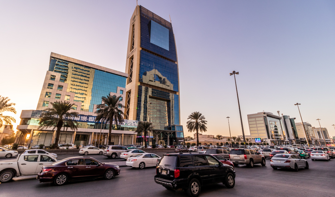 Traffic congestion in Riyadh has become a major concern for the city’s residents in recent years. Some residents are looking for alternatives, such as riding a scooter to work. (Shutterstock)