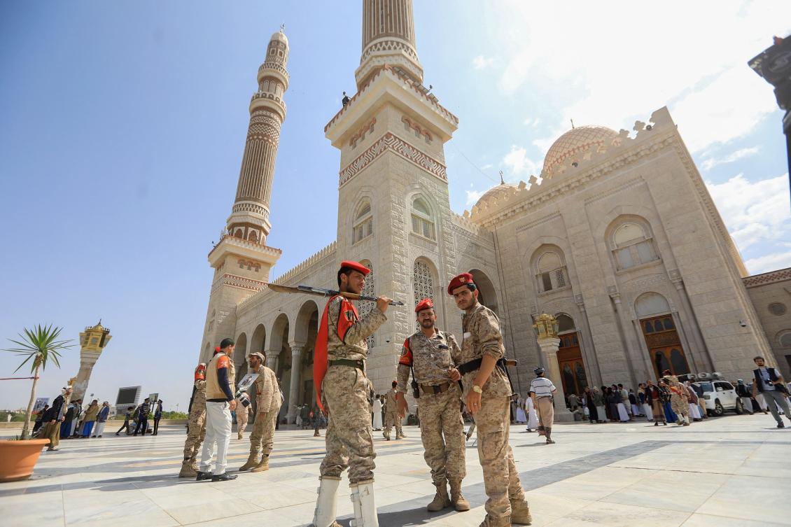 Yemen's Huthis launched several drones and two ballistic missiles a day earlier after deadly overnight strikes by American and British forces prompted retaliatory threats from the militia. (File/AFP)