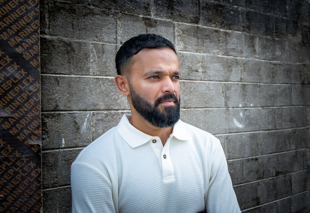 Former cricketer Azeem Rafiq spoke at the Hay Literature Festival on the launch of his book chronicling his experience of racism at Yorkshire County Cricket Club. (AN Photo/Philip Ekladyous)