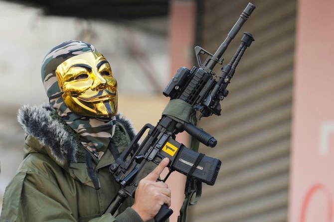 The United States on Thursday imposed sanctions on Palestinian militant group Lions’ Den, the State Department said, in the latest move aimed at those Washington says threaten peace and stability in the Israeli-occupied West Bank. (Reuters/File)