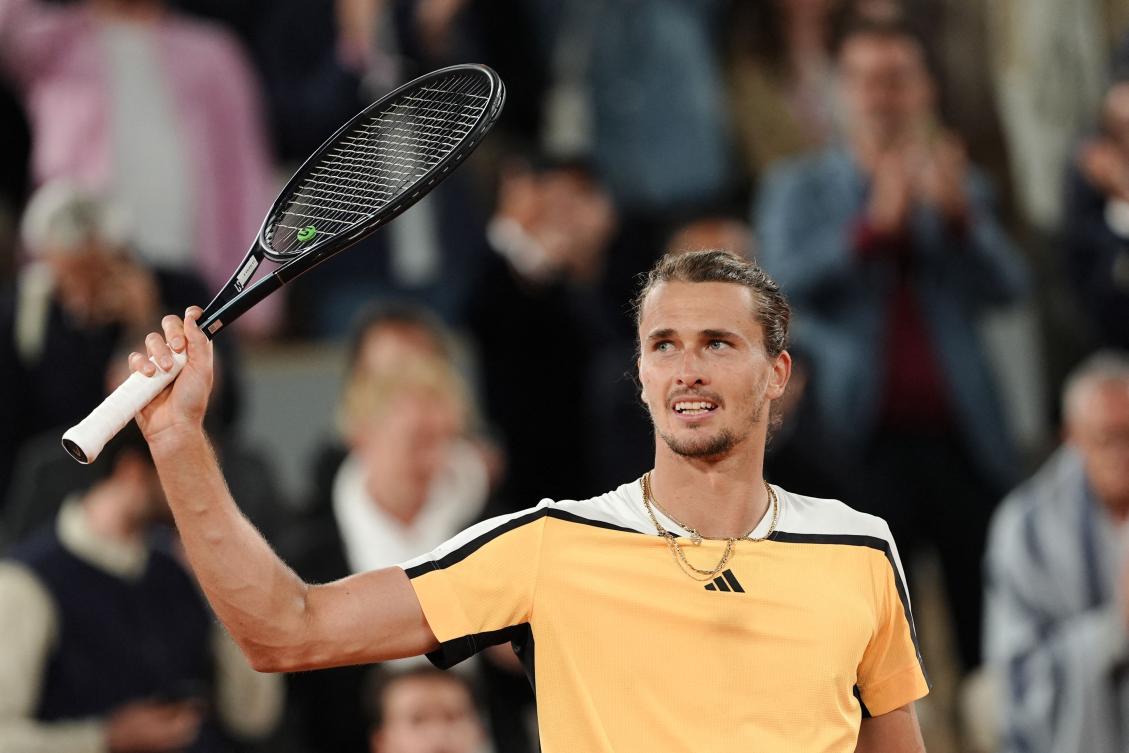 Zverev, a 27-year-old from Germany, is trying to win his first Slam title. (AFP)