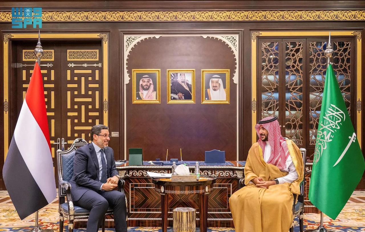 Bin Mubarak had met with Saudi Minister of Defense, Prince Khalid in Jeddah. (SPA)