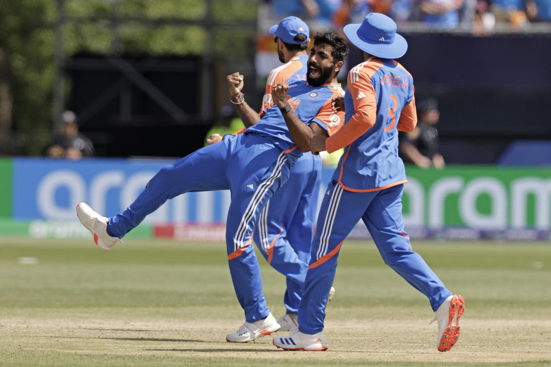 Jasprit Bumrah delivers as India beat Pakistan in low-scoring thriller at T20 World Cup