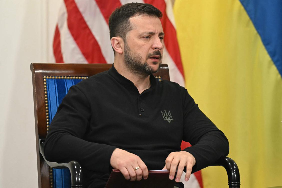 President Volodymyr Zelensky has hoped the summit hosted by Switzerland this month would bring peace to Ukraine. (AFP)