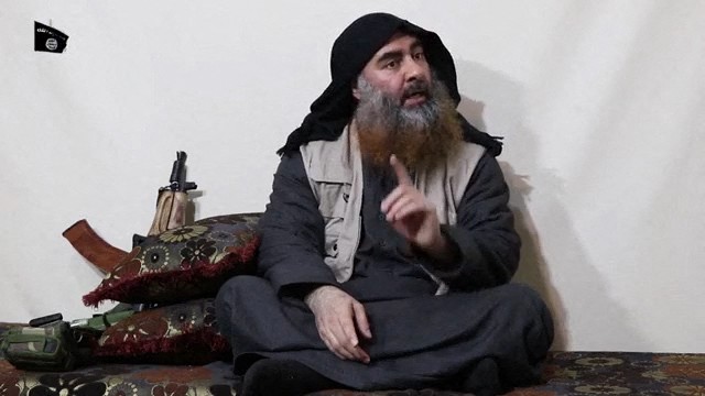 File Photo of the chief of Daesh group Abu Bakr al-Baghdadi (AFP)