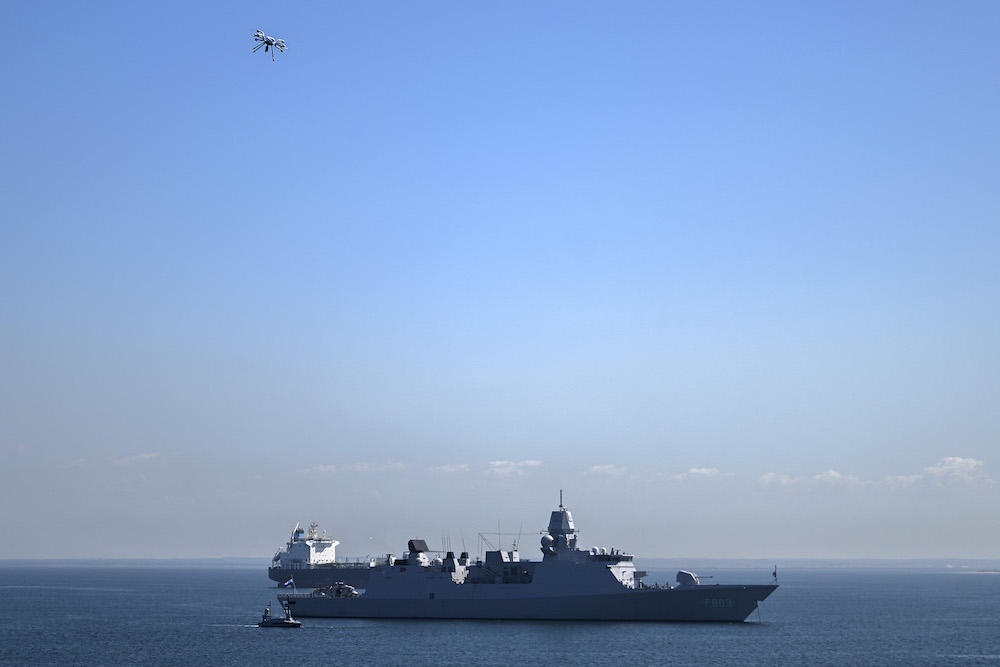 Above, the HNLMS Tromp, which was circled by Chinese air force jets while on a patrol in the East China Sea. (AFP file photo)
