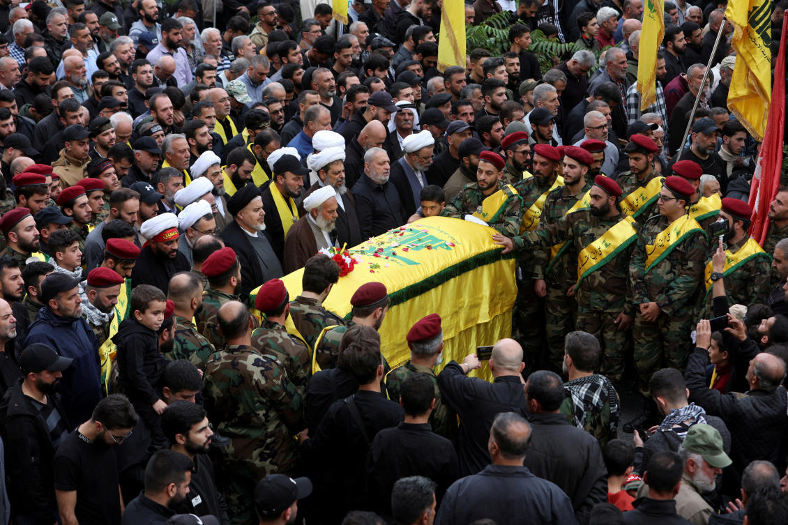 A Hamas ally, the Iran-backed militant group has traded near-daily fire with Israeli forces since the Palestinian group’s October 7 attack on Israel triggered war in Gaza. (File/Reuters)