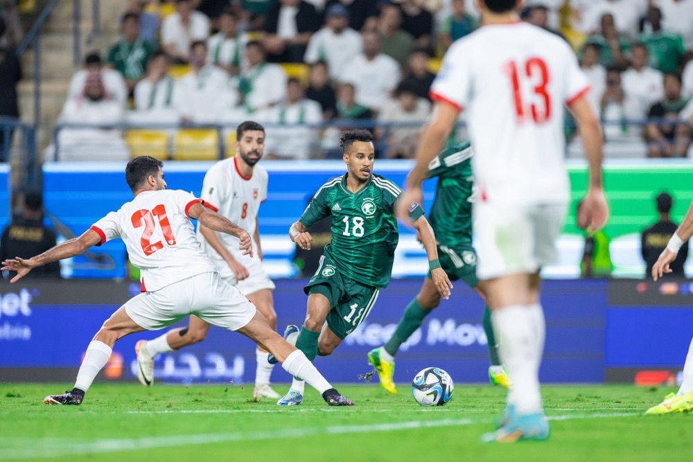 Saudi Arabia lost to Jordan in home qualifier on Tuesday. (SaudiNT)