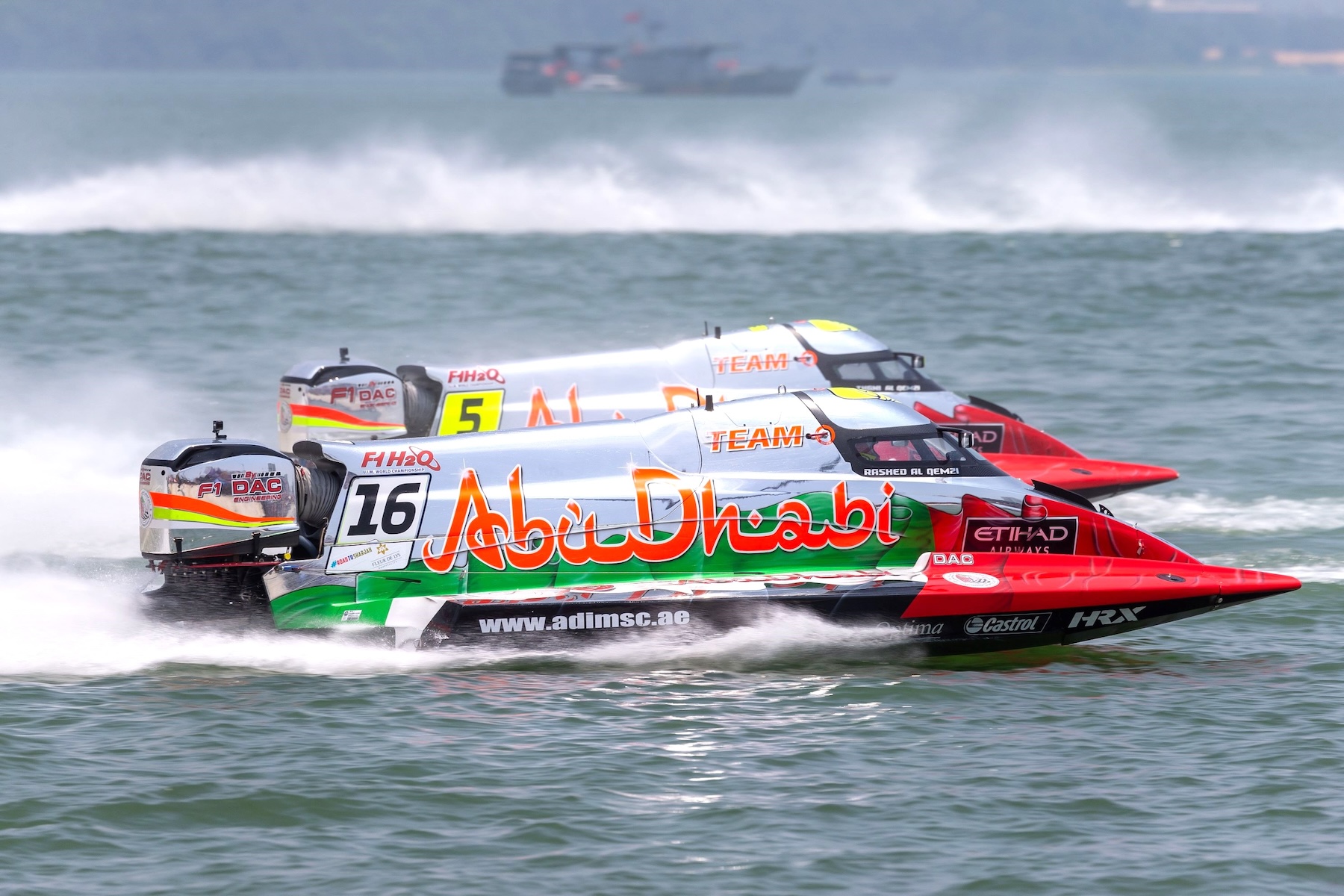 Thani Al-Qemzi and Alberto Comparato are ready to launch a fightback by Team Abu Dhabi in Sardinia.(Supplied)