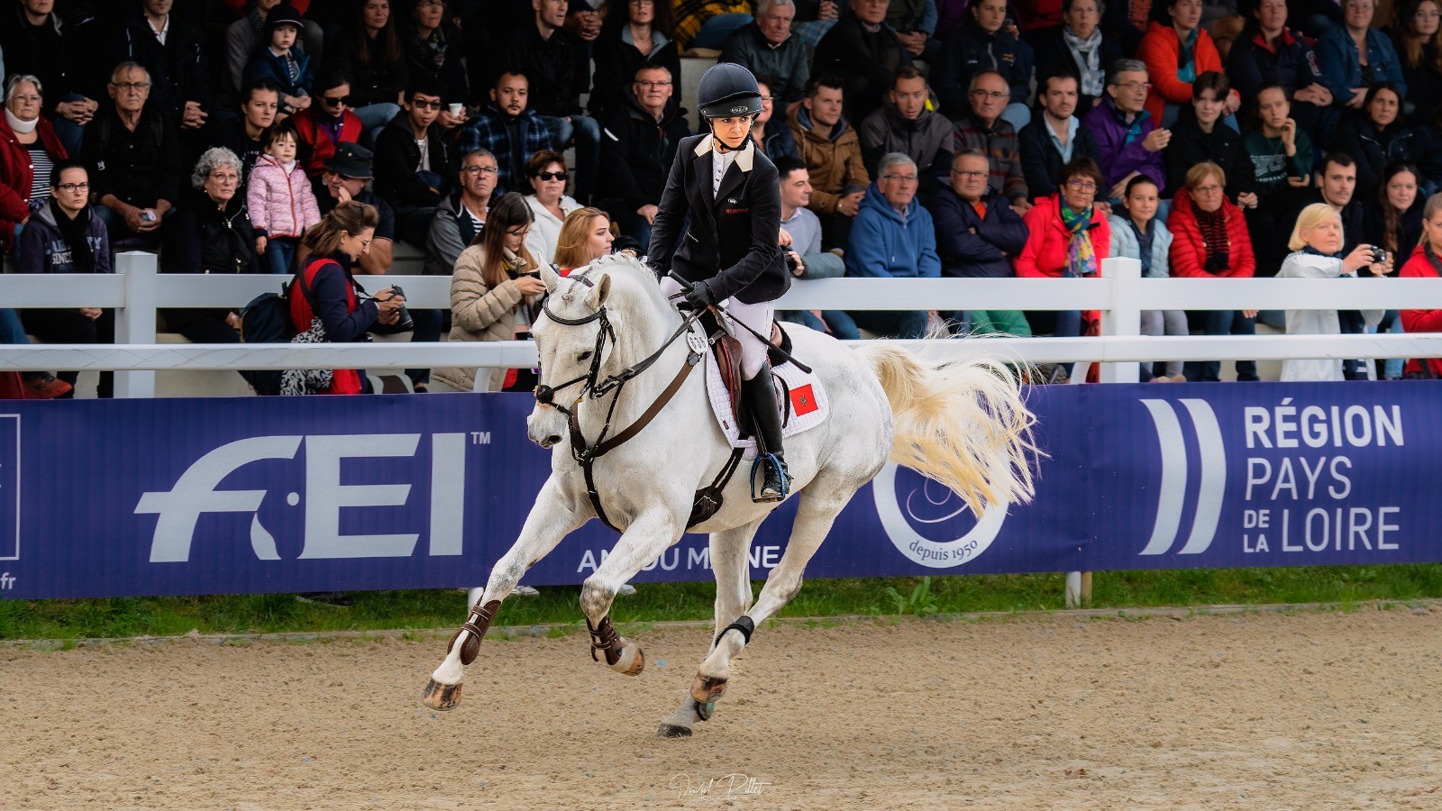 Noor Slaoui, a 29-year-old Moroccan, has become the first Arab female equestrian to represent Africa and the Middle East after qualifying for the Paris 2024 Olympics. (Supplied)