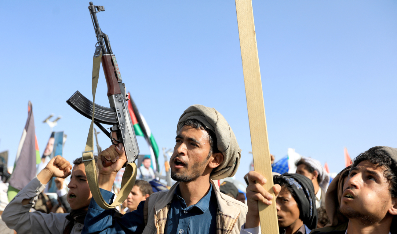 The Houthis have launched scores of drone and missile attacks on shipping in the Red Sea and Gulf of Aden since November. (AFP/File)