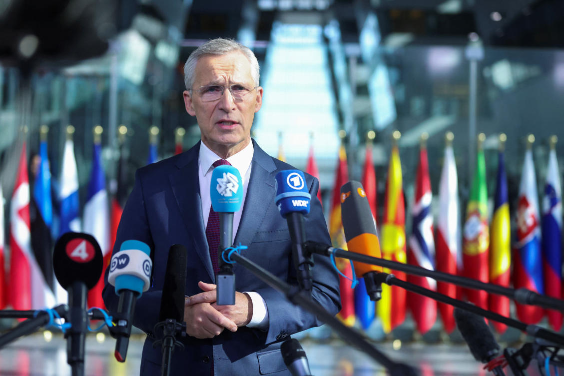 NATO Secretary-General Jens Stoltenberg says Ukraine’s beleaguered armed forces need longer-term predictability about the kinds of weapons. (REUTERS)