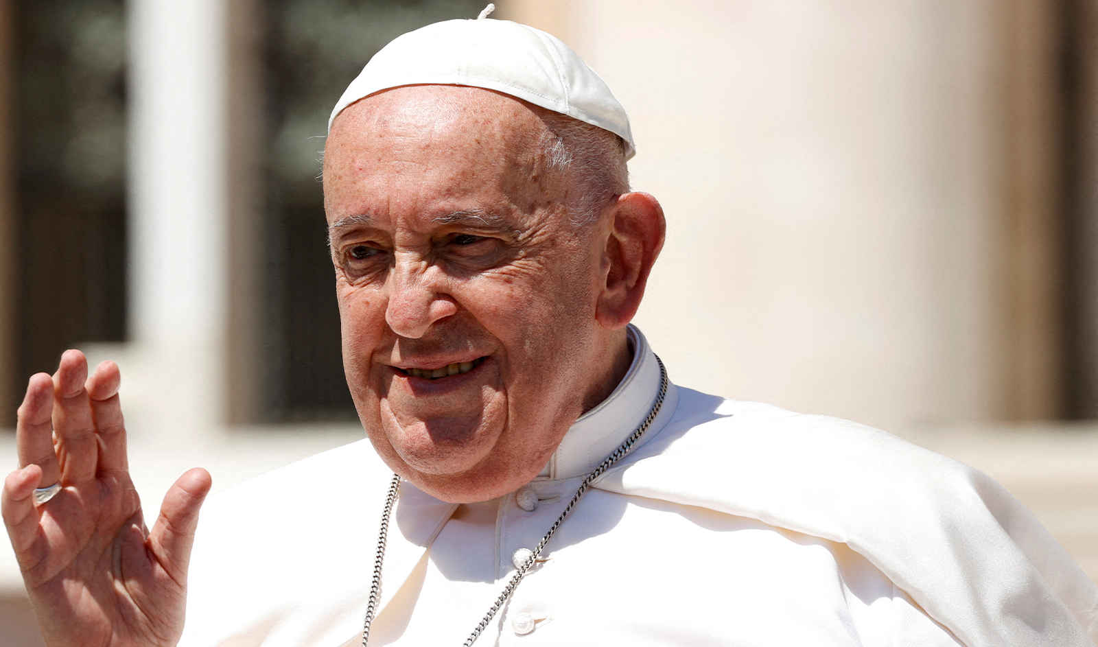 Pope Francis attends the weekly general audience at Saint Peter's Square at the Vatican on June 12, 2024. (REUTERS/File)