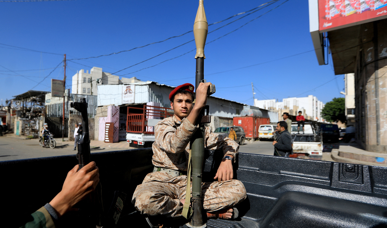 The Houthis have been targeting vessels in the Red Sea and Gulf of Aden since November 2023. (AFP/File)