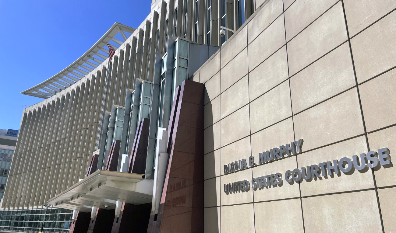 The Diana E. Murphy US Courthouse is seen in Minneapolis, Thursday, June 13, 2024. (AP)