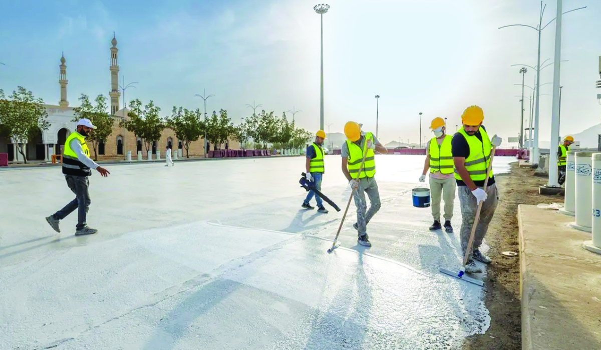 By implementing road-cooling technology in key areas of Makkah, the Saudi government is creating a more hospitable environment for pilgrims to ensure their journey to the holy city is as smooth as possible. (SPA/Supplied)