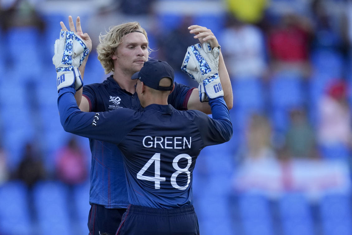 England bat in rain-hit must-win T20 World Cup game against Namibia