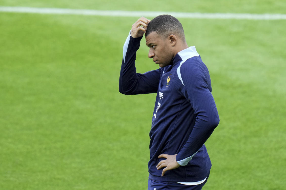 World Cup runner-up France is one of the favorites for Euro 2024 and starts its campaign Monday in Dusseldorf against Austria. (AP)