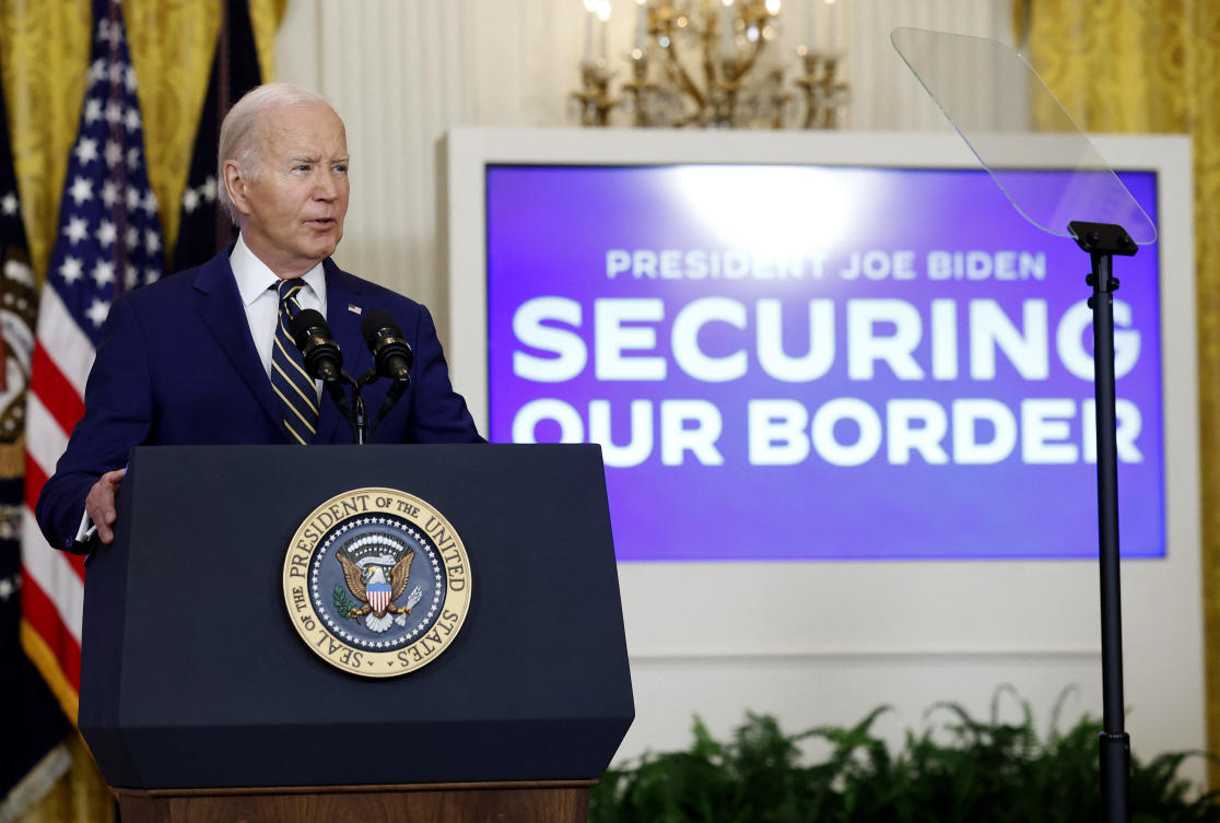 The White House announced Tuesday that the Biden administration will allow certain spouses of US citizens without legal status to apply for permanent residency. (AFP)