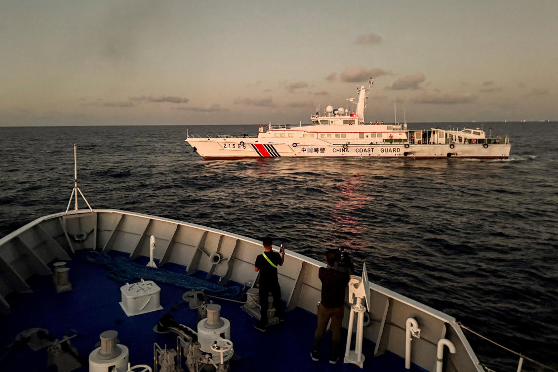 The Chinese Coast Guard regularly confront Philippine vessels. (REUTERS/File)