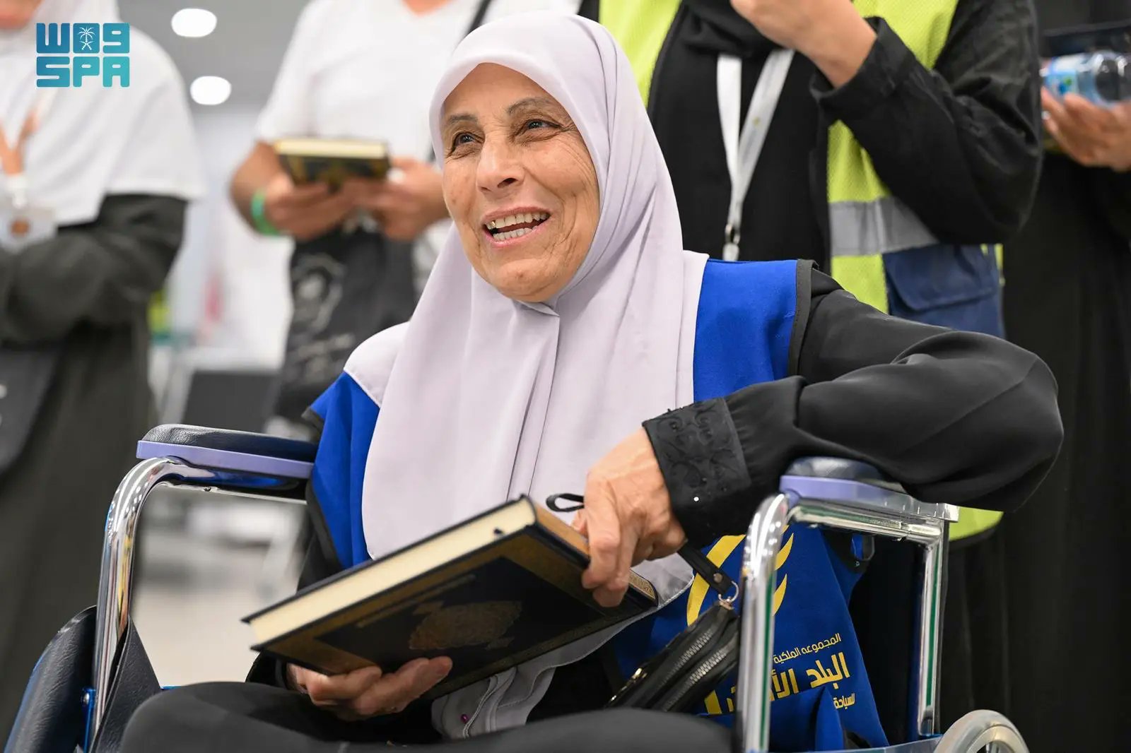 Saudi authorities at the Halat Ammar border crossing, in the northwest of the Kingdom, continue to bid farewell to departing pilgrims. (SPA)