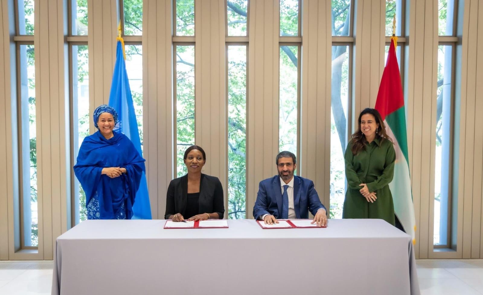 The agreement was signed on behalf of the UAE by Sultan Al Shamsi, Assistant Minister for International Development Affairs, and on behalf of OCHA, Edem Wosornu, Director of the Operations and Advocacy Division, at a special ceremony in New York at the UAE Mission to the UN, and in the presence of Lana Nusseibeh, Assistant Minister for Political Affairs and Envoy of the Minister of Foreign Affairs, and Amina Mohammed, Deputy Secretary-General of the United Nations. (WAM)