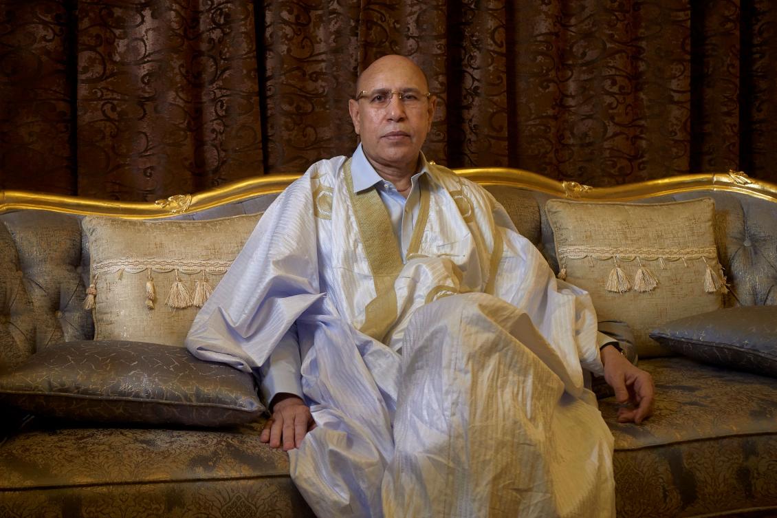 Mauritanian President Mohamed Ould Cheikh El Ghazouani said West African countries ‘must generate a common political will to be able to fight against insecurity.’ (AFP)