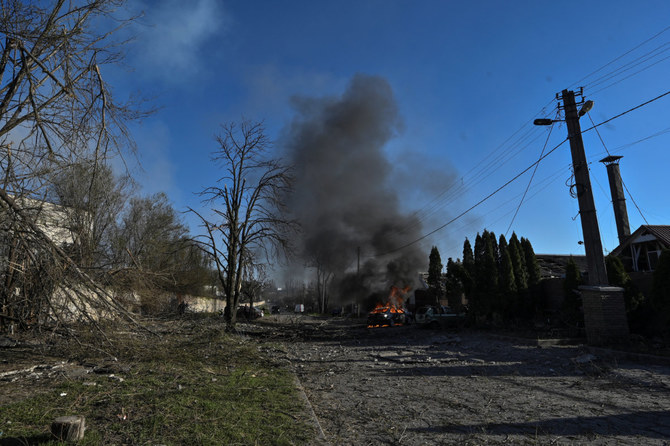 A Russian-installed official said on Saturday that Ukrainian attack drones again struck Enerhodar, a town near the Russian-occupied Zaporizhzhia nuclear power station, after drones earlier in the week hit two of the town’s electric substations. (Reuters/File)