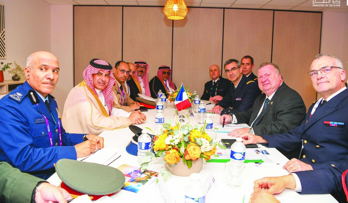 Saudi and French defense officials meet in Paris to discuss cooperation. (Supplied)