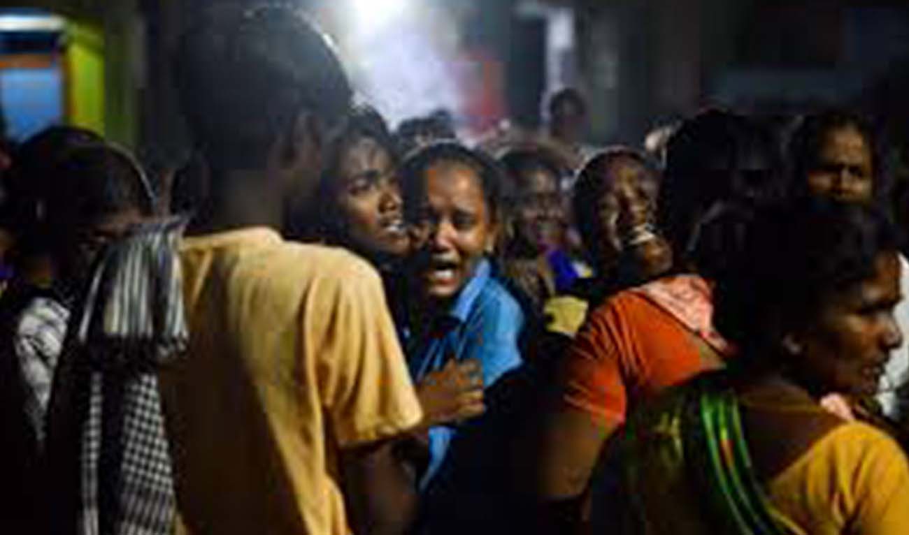 Family members mourn the death of people who died after consuming toxic liquor at Kallakurichi, in Tamil Nadu, India, June 20, 2024. (REUTERS)