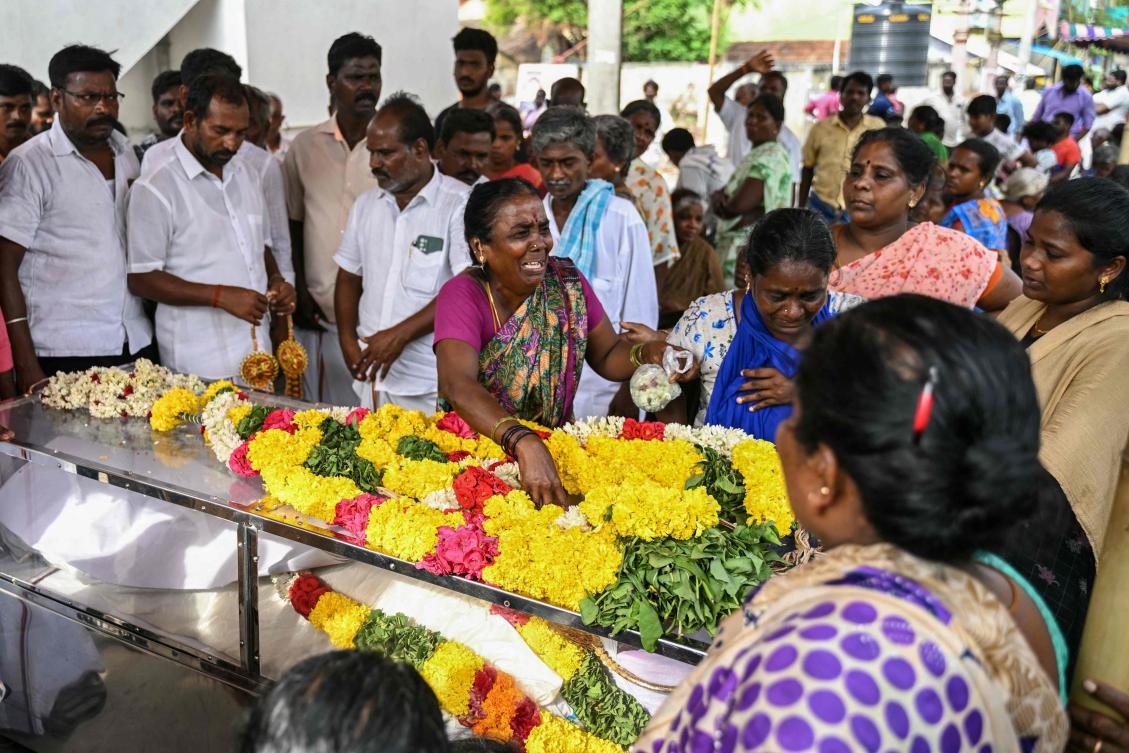 Selling and consuming liquor is prohibited in several other parts of India, further driving the thriving black market for potent and sometimes lethal backstreet moonshine. (AFP)