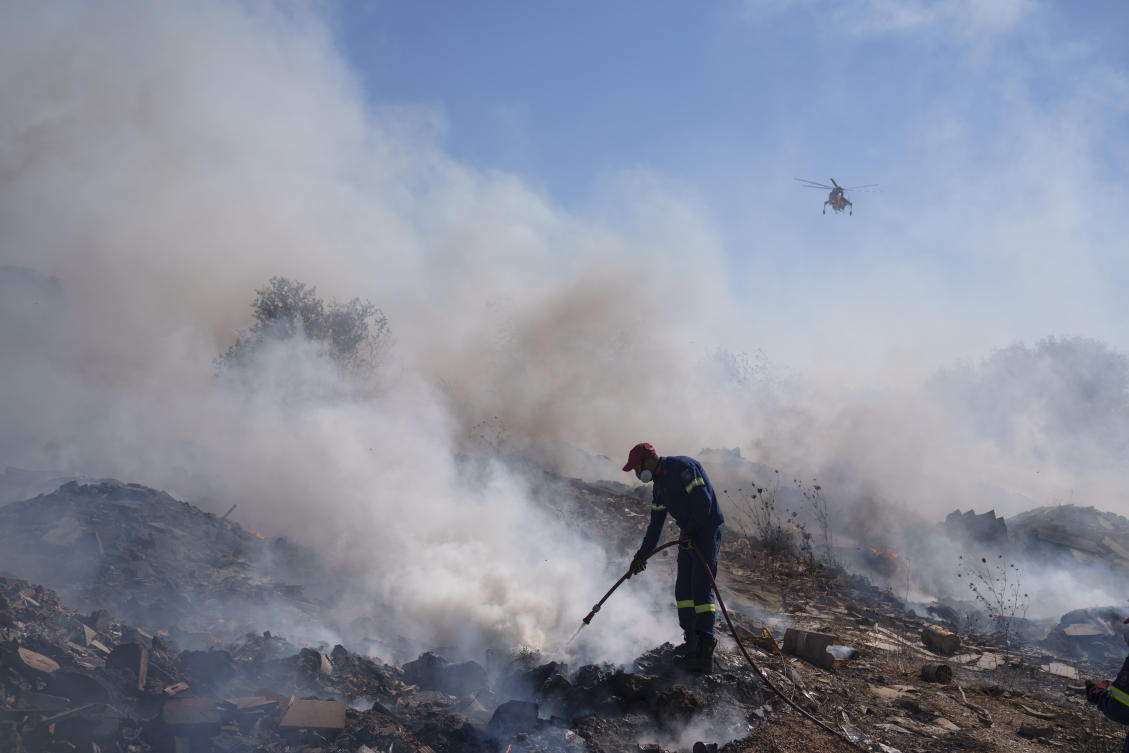 Yacht crew charged after fireworks spark Greek wildfire