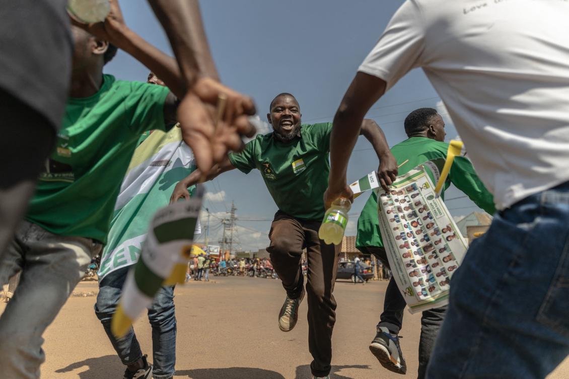 One person died and dozens were injured during a stampede, ahead of a vote widely expected to extend President Paul Kagame’s 24-year iron-fisted rule. (AFP)