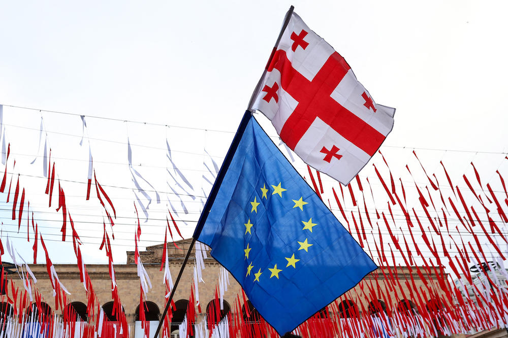 Georgian legislators adopted a controversial ‘foreign influence’ law, which sparked weeks of mass protests and a blizzard of international condemnation, and risking its membership to the EU. (AFP)