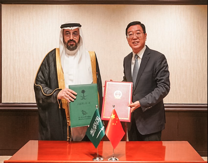 Saudi Tourism Minister Ahmed Al-Khateeb signed the agreement. X/@SaudiTourism