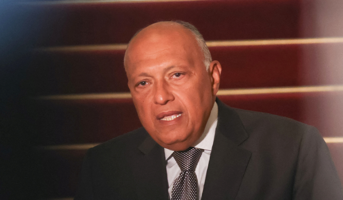 Egyptian Foreign Minister Sameh Shoukry. (REUTERS)