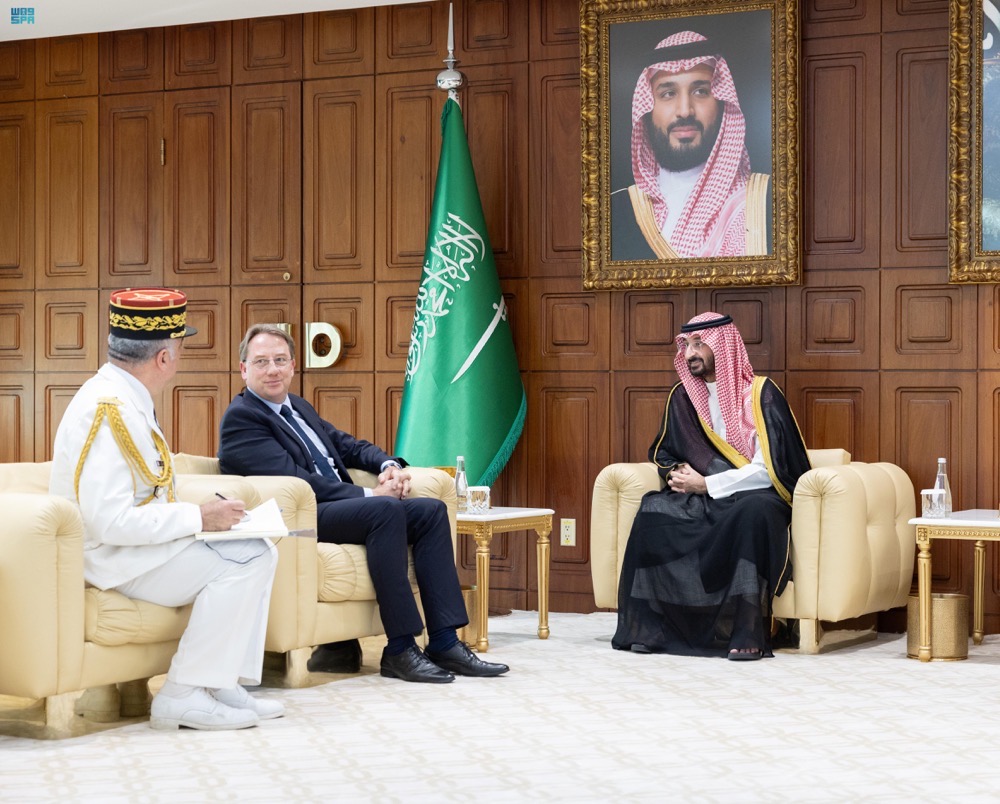 The envoy was received by the Saudi minister on Tuesday. (SPA)